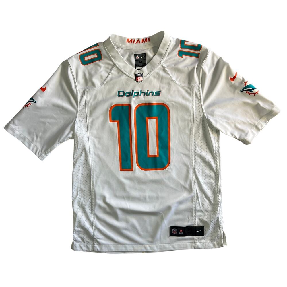 Nike Miami Dolphins Tyreek Hill #10 NFL On Field Jersey White Men’s Medium - Picture 1 of 16